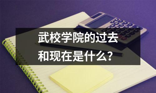 武校学院的过去和现在是什么？