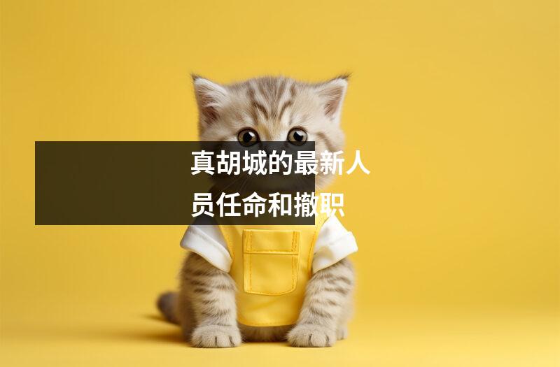 真胡城的最新人员任命和撤职