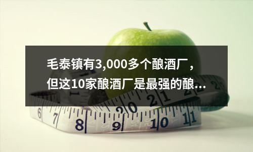毛泰镇有3,000多个酿酒厂，但这10家酿酒厂是最强的酿酒厂。您必须一定要购买葡萄酒。