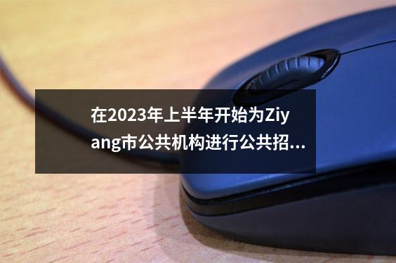 在2023年上半年开始为Ziyang市公共机构进行公共招聘考试的注册