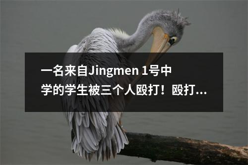 一名来自Jingmen 1号中学的学生被三个人殴打!殴打者多次在学校欺负学生!已被拘留!