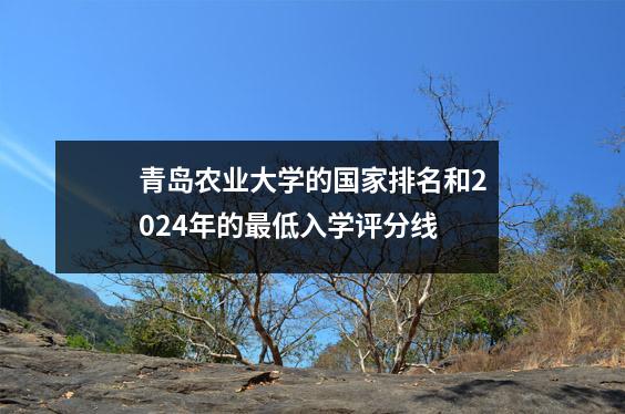 青岛农业大学的国家排名和2024年的最低入学评分线