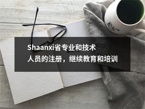 Shaanxi省专业和技术人员的注册,继续教育和培训
